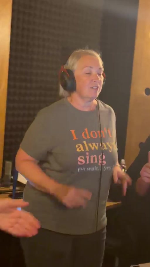 Sally Brown studio session